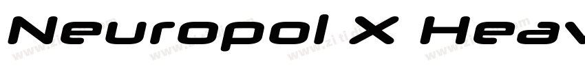 Neuropol X Heavy字体转换